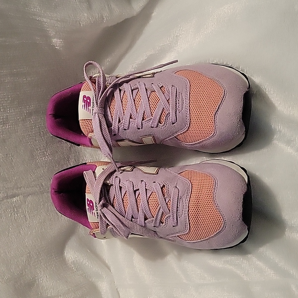 New Balance 574 sz 11.5 women's lavender, orange, fuchsia